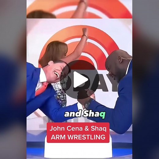 Shaquille O'Neal and John Cena Arm Wrestling Entertainment Highlights