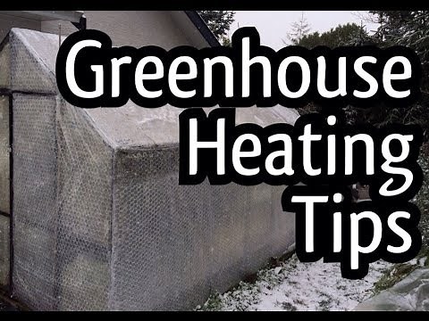 My tips and tricks to Heat a Greenhouse come Winter / Electric Heating and hot water heat sinks