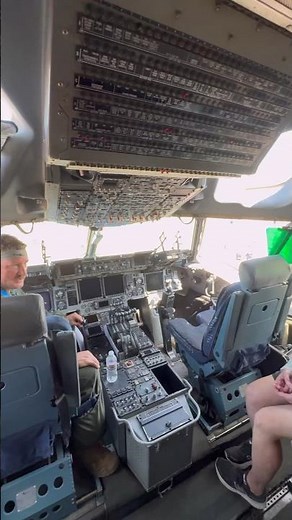 Inside C-17 COCKPIT