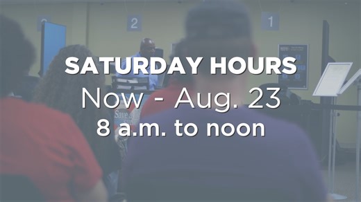 6.4K views · 31 reactions | Miss out on extended Saturday hours at the DMV yesterday? No worries. Twenty locations across the state are open 8a-12p on Saturdays thru Aug. 23. Locations with extended hours ➡️ https://bit.ly/2L4WPou | North Carolina Department of Transportation | Facebook
