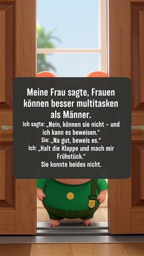 Wer kann besser multitasken? 🤔😂 #Witz #Lachen