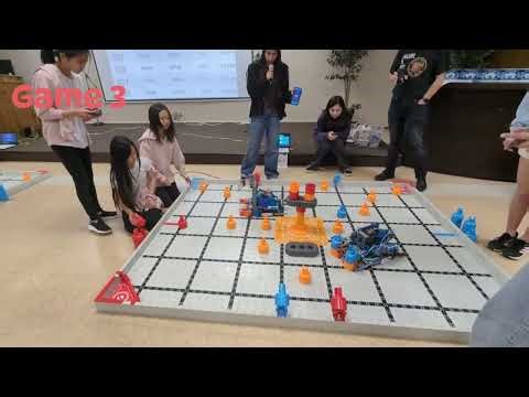 Girl-Powered Eclipse 🤖 | VEX IQ Competition Match – Game #3 | Folsom CA