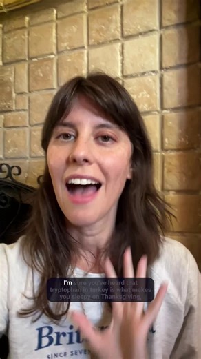 Encyclopaedia Britannica on Instagram: "PSA: Tryptophan in turkey isn't causing your Thanksgiving drowsiness, but it could affect your long-term sleep cycle."