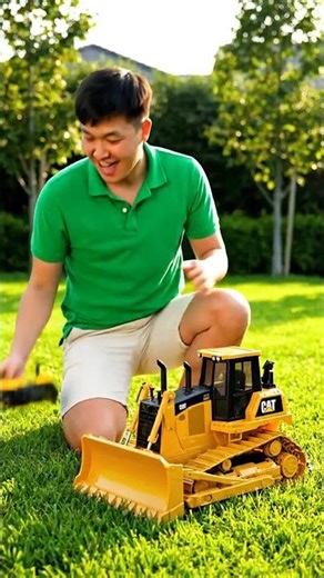 Unboxing the MIGHTY CAT Bulldozers! 🚧 #bulldozer #newtoy #rc #unboxingvideo