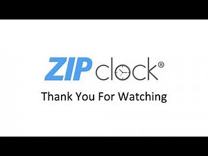 Zip Clock - How to Use the TimeClock