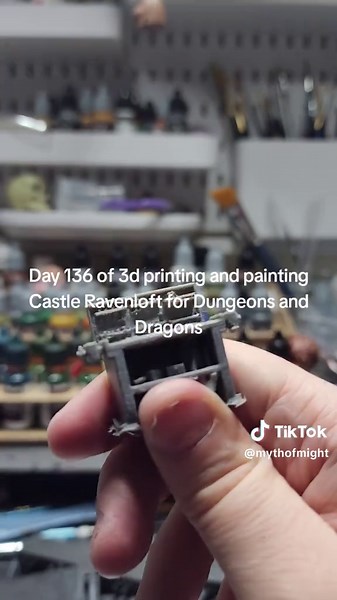 3D Printing Castle Ravenloft for Dungeons and Dragons