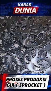 Proses Pembuatan Gir Spocket #prosesproduksi #manufacturing #machine #howitsmade #education #viral
