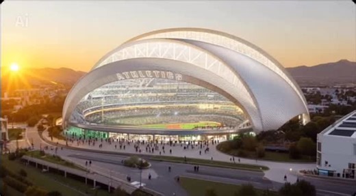 Holly Erwin & Cristina Ingram on Instagram: "⚾ Vegas is about to level up the game. The brand-new Las Vegas A’s ballpark is coming to the Strip with a stunning, ultra-modern design and seating for about 33,000 fans; including premium club areas, suites, elevated bars, and immersive fan experiences you won’t find in any other MLB stadium. Built on the iconic former Tropicana site, the stadium is being designed with intimate sightlines, climate-controlled comfort, and a look that blends right into