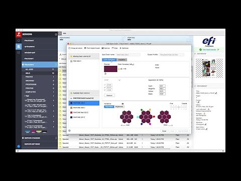 Fiery Spot Pro: Job-based spot color editing