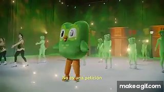 Spanish or Vanish (full song) from Duolingo On Ice on Make a GIF