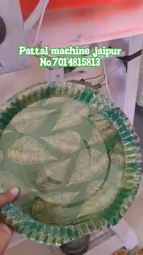 Fully Automatic Pepar Plate Making machine jaipur || Paper Plate Making Machine #paperplatemachine