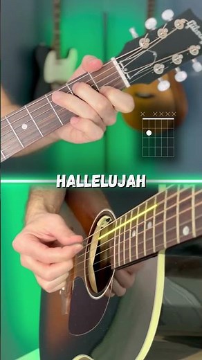hallelujah (leonard cohen) guitar tutorial #guitarlesson #acousticguitar