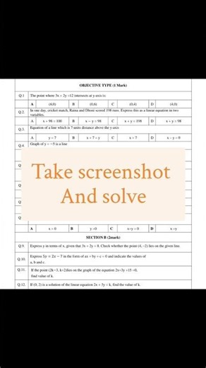 Class 9th Linear Equation in two variables #class9maths #class9newncert #class9th #class9ncert