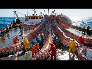 How giant octopuses are processed for food — Secrets of the industrial processing method revealed