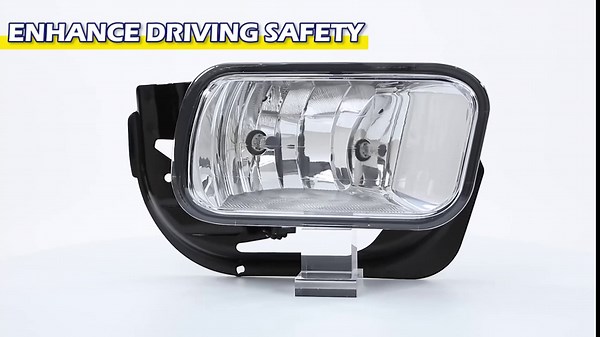NEW Bumper Fog Lights Clear Lens Compatible with Dodge RAM 1500 2009-2012/ fit Ram 2500 3500 2010-2017 Pair w/Bulbs w/Bezel 55372735AB