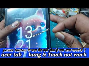 Acer tablet hang or Touch not working #tricks #acer #acertab #tablet #hang #smartphone #repair