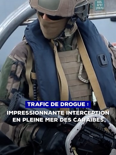 🚨 Il y a dix jours, la Marine nationale française patrouille en mer des Caraïbes quand elle réceptionne une alerte venant de forces étrangères. Elle reçoit alors la mission d'intercepter une embarcation douteuse, qui ressemble à un