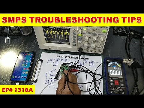 {1318A} SMPS Testing & Troubleshooting | Cold & Live Testing with Multimeter and DSO Oscilloscope