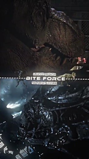 Buck Trex vs Xenomorph Queen #fypシ #aliensvspredator #thelostworldjurassicpark #bucktrex #alien