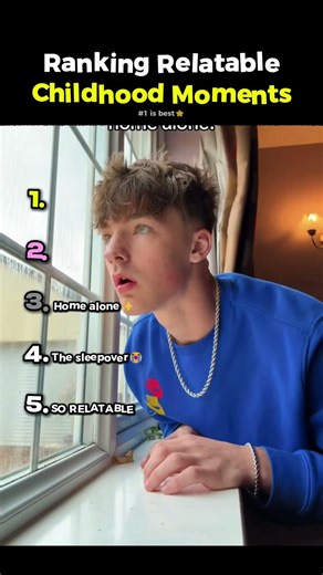 Ranking Relatable Childhood Moments