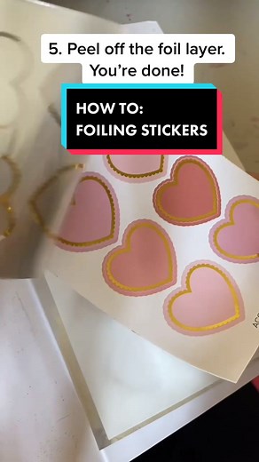 Foiling Process: How to Foil Print with an Inkjet Printer