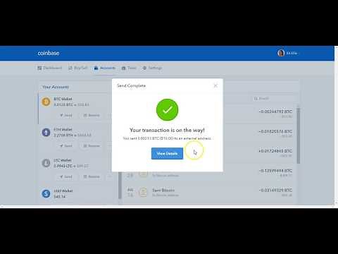 Transfer Bitcoin from Coinbase to Blockchain