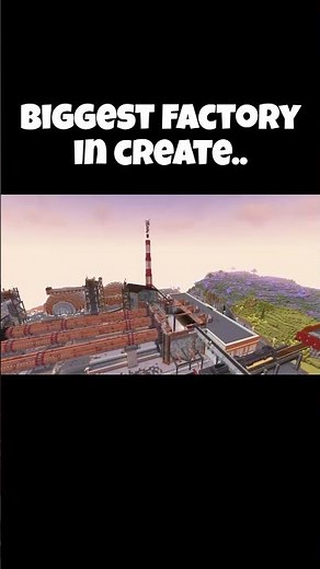 Biggest Power Factory in Minecraft Create by Sbeev! ⚙️