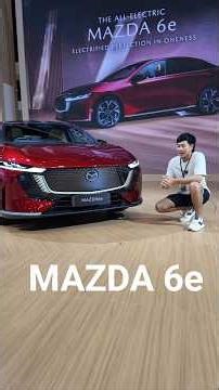 Mazda 6e, a 100% electric premium sports car, at an attractive price of 1,169,000-1,199,000 baht....