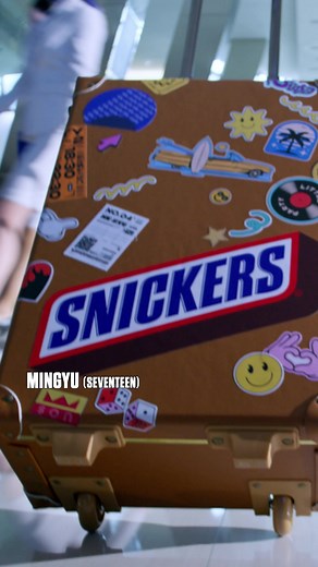 What? MINGYU can’t find his passport again...? No worries— SNICKERS has your back! 🍫 #SNICKERS #MINGYU #SNICKERSwithMINGYU | Snickers Philippines