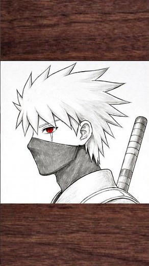 Learn how to draw ANBU Kakashi step by step | Drawing Kakashi Hatake, drawing Kakashi