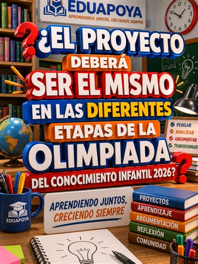 ¿Se cambia el proyecto al pasar de etapa en la OCI 2026?#eduapoyalifestyle #docentesprimaria #maestroprimaria #docentesprimaria #SEP