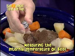 Measuring the Internal Temperature of Beef
