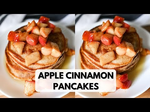 APPLE CINNAMON PANCAKES | Easy Breakfast Recipe | Perfect for Meal Prep