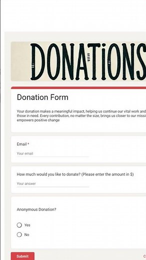 Making an Online Donation and Fundraising Form #donations #form #fundraiser #fundraising