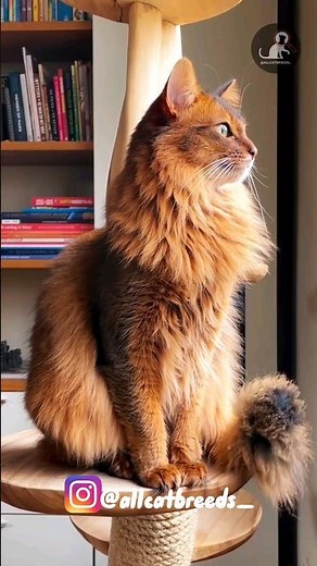 Somali #cats #catlovers #catbreeds #shorts #shortsfeed #somali #longhaircat #cute #majestic