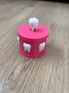 Tooth Fairy Box – Personalised Keepsake for Boys & Girls – 3D Printed Tooth-Shaped Gift Box