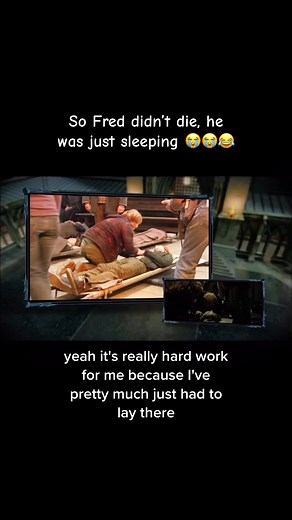Fred Weasley Sleeping Scene Explained | Harry Potter Behind the Scenes