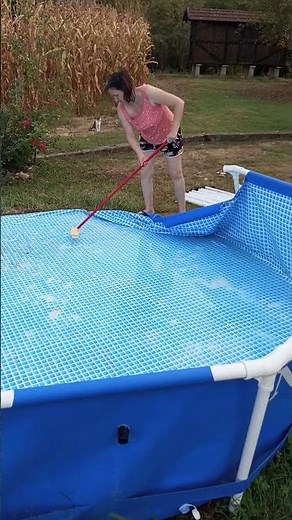 How To Clean Pool Liner#abovegroundpool#intex#swimmingpool