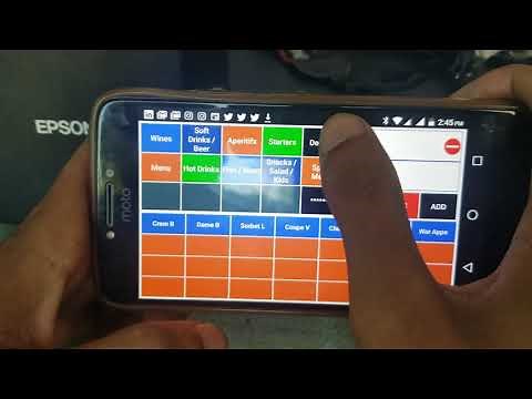 Restaurant Order Taking app with wireless Printer