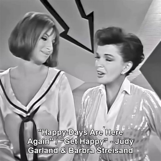 Eduardo on Instagram: ""Happy Days Are Here Again" / "Get Happy" - 1963 Judy Garland & Barbra Streisand #happydaysarehereagain #gethappy #judygarland #barbrastreisand"