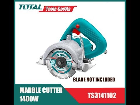 TOTAL MARBLE CUTTER - HOW TO CONNECT THE COOLING SYSTEM & INSTALL THE CUTTING DISC