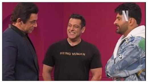 Salman Khan Can’t Stop Laughing As Sunil Grover Turns Into Salman 2.0 On Kapil Sharma’s Show