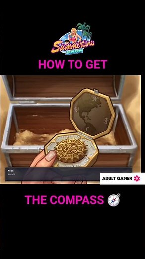 Summertime Saga How To Get Compass #summertimesagatechupdate #gameplaywalkthrough
