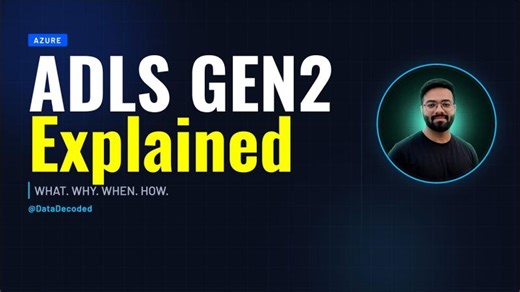 Azure Data Lake Storage Gen2 Setup Tutorial | ADLS Gen2 | Chirag Sachdeva