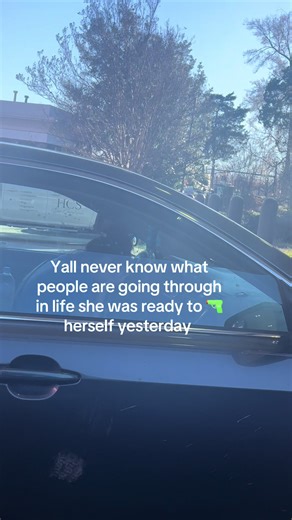 Yesterday I was walking out of the gas station and I parked right next to this lady. I came out first then she came out second as I was putting my seatbelt on. I noticed her head was on the steering wheel I couldn’t leave I said what’s wrong. are you OK? She said no I’m ready to kill myself. I have no money. No job. I need to find work. She was so depressed with her baby in the backseat living out of her car from time to time. long story short, she said she didn’t believe in God he was punishing