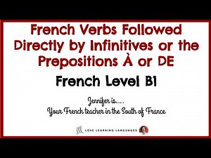 French verbs + infinitives and nouns - Short exercise 1