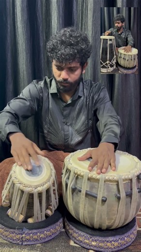143 rd percussion tabla light muic solo by @gouniprabhukumar