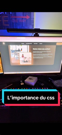 Tu veux que ton site passe de ‘tout simple’ à ‘qui claque’ ? 😱 Regarde comment une simple feuille de style CSS transforme ton site en quelques secondes ✨ #transformation \t#avantapres #devlife #code #learnontiktok
