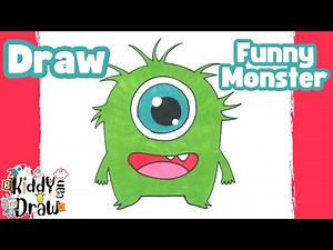 How to Draw a Funny Monster – Easy & Fun Drawing for Kids!