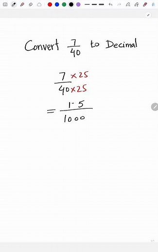 Trick to Convert a Fraction to Decimal#mathtricks #mathtips #maths#IntegerOperations